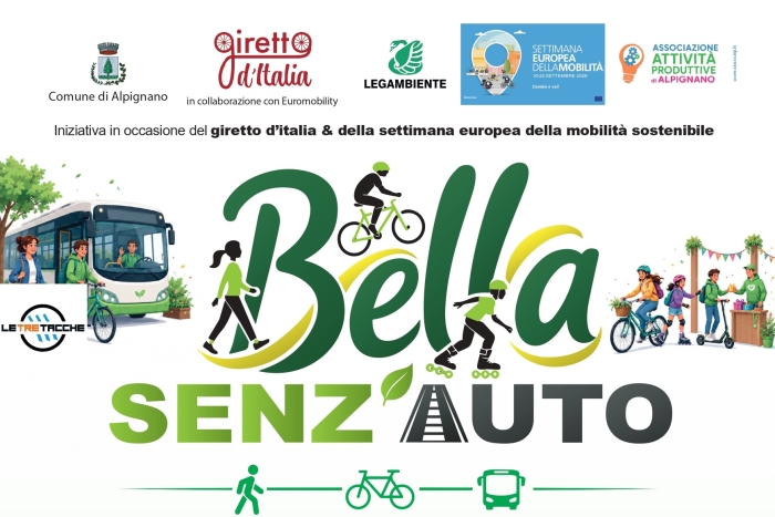 Alpignano, il 17 settembre “Bella Senz’Auto”: premi per chi va a piedi o in bici