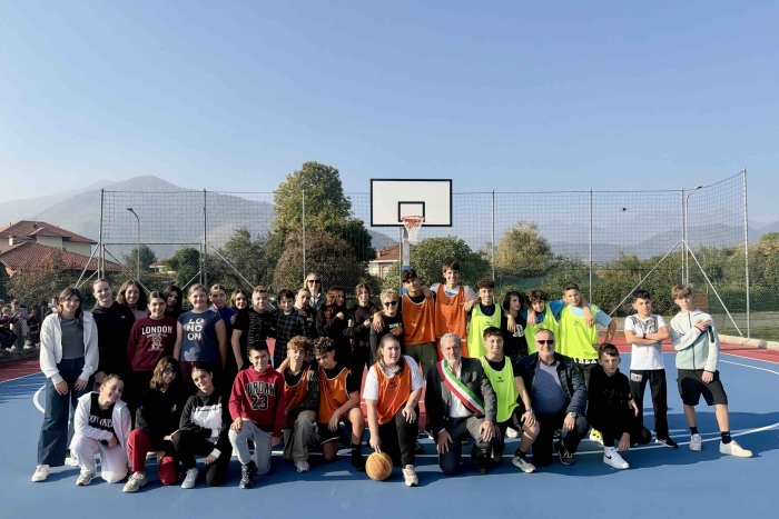 Balangero, inaugurata la nuova area sportiva di via del Chiappo