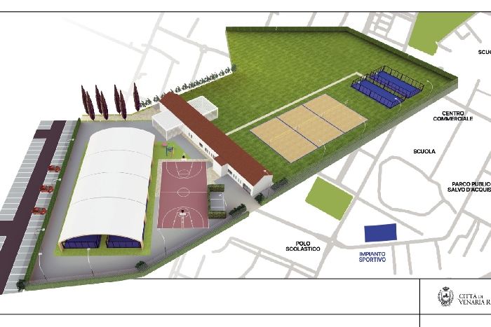 Una nuova area sportiva multidisciplinare sorgerà in quel che erano i campi della  San Francesco