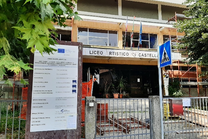 Iniziati i Lavori di Ristrutturazione e Miglioramento Sismico al Liceo 25 aprile - Faccio - di Castellamonte