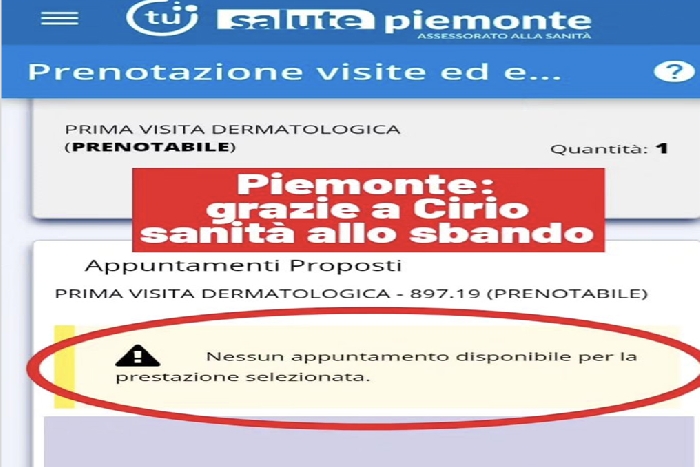 Emergenza Sanitaria nel Piemonte: Gribaudo (Pd) denuncia il caos e l