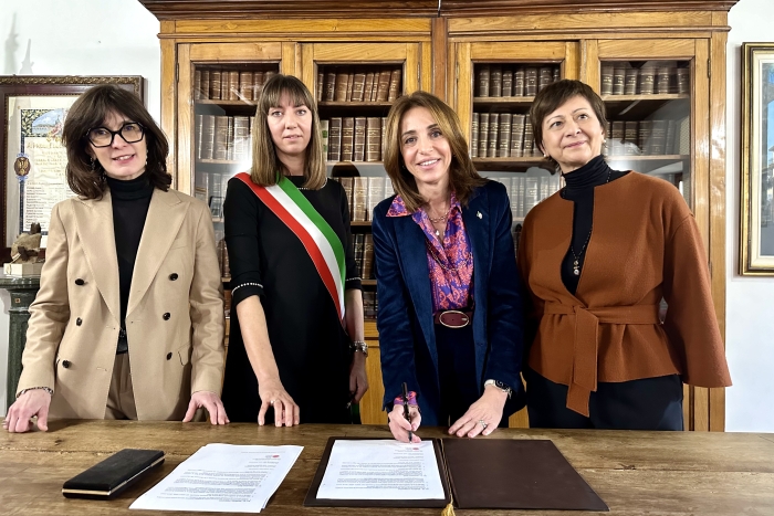100 nuovi posti di lavoro: firmato il protocollo d'intesa tra la Regione Piemonte, Argotec, l'Agenzia Piemonte Lavoro e il Comune di San Mauro.